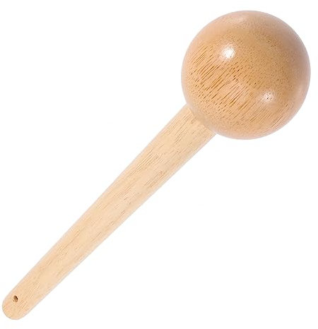 HEMOTON Wooden Mallet for Baseball Glove Shaping Sliding Mitt Mallet Boys and Girls Training Tool Natural Wood Handle Ball Head Mitt Shaper
