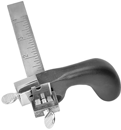 RiToEasysports Herramienta de Cuchillo de Cuero de con un de Aluminio, Larga Vida útil de Servicio, para una Nave de Cuero.