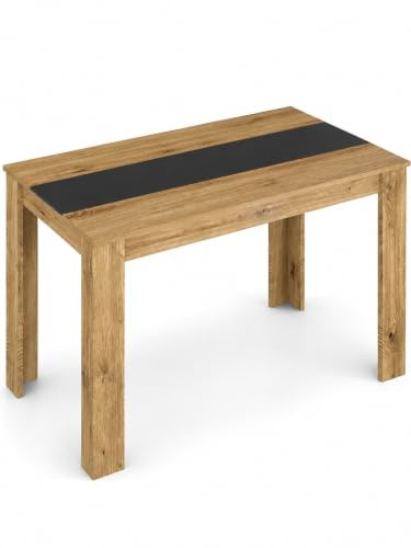 Amveya Tavolo da Pranzo Rovere Rettangolare Tavolo Cucina 110×70×75cm