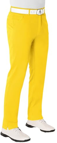 Pantalon de Golf Jaune Royal et génial pour Hommes, Pantalon de Golf pour Hommes, Pantalon de Golf Masculin Funky, Chinos de Golf pour Hommes