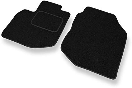 Mossa - Fußmatten Auto kompatibel mit Honda Jazz III (2008-2015) - schwarz Automatten Autoteppiche 2