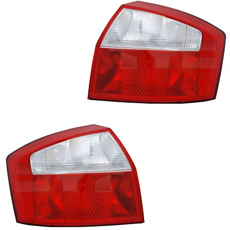 Heckleuchten Rückleuchten Rücklicht Set rechts & links Satz für Modell A4 (8E2/8E5) Baujahr: 11/2000-12/2005 Kunststoff ohne Lampenträger