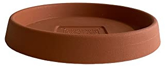 Garden Italia Vasi Sottovaso Tondo in Resina LCR 46 diam. Interno cm.45 in Resina Colore TERRACOTTA Made in Italy per Esterni - infrangibile - Robusto - Resistente al Gelo