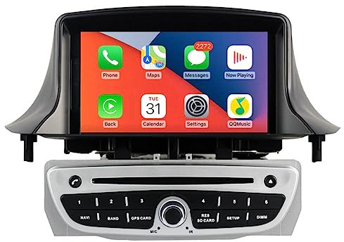 7 inch Android 15 Car Radio Stereo for Renault Megane 3 2009-2014 Multimedia Video Player Head Unit GPS Navi WIFI 4G BT Carplay 8 Core Multiple UI Silver