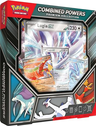 Pokémon-Sammelkartenspiel: Premium-Kollektion Combined Powers – englischsprachig (7 holografische Karten, 1 überdimensionale Karte & 11 Boosterpacks)