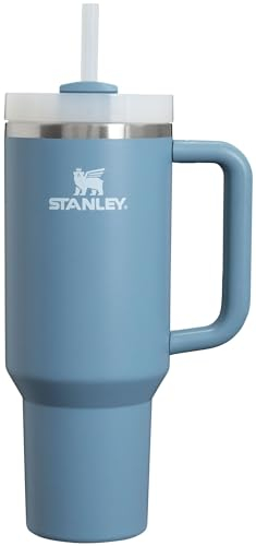 Stanley Quencher H2.0 Tumbler with Handle and Straw 40 oz | Flowstate 3-Position Lid | Cup Holder Compatible for Travel | Insulated Stainless Steel Cup | BPA-Free | Indigo