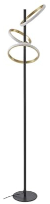 Lucande LED Stehlampe Madu dimmbar (Modern) in Schwarz aus Metall (3 flammig,) - Stehleuchte Floor Lamp Standleuchte Wohnzimmerlampe Wohnzimmerleuchte