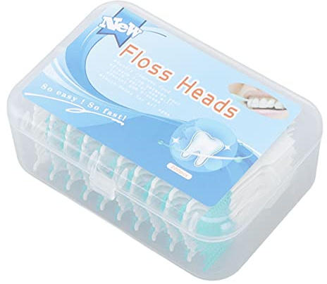 Kuuleyn 200 ST Mjuka interdentalborstar, tandpetare Borste Interdentalborste Mjuk silikonhuvud för engångsbruk Bärbar tandtrådstandpetare med fodral för munvård (Mint Green)