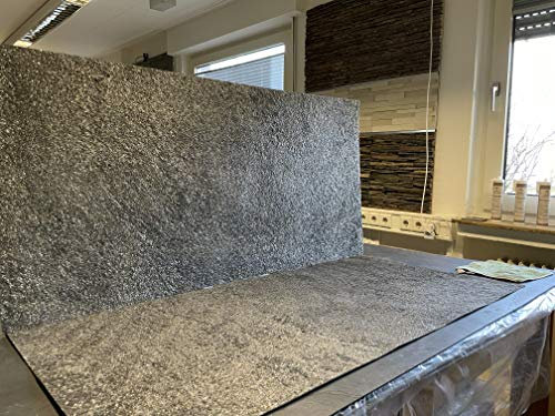 Wandverkleidung Schieferfurnier 244 x 122 cm Steinfliesen Universal Kaminrückwand Dusche Boden Echtstein Schieferplatten hitzebeständig langlebig Naturstein Fachhandel