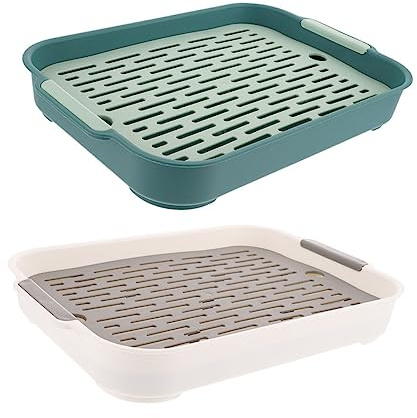 Hohopeti 2pezzi per Conigli e Lettiera per Porcellini e Criceti Design Rectangolare Facile Colori e