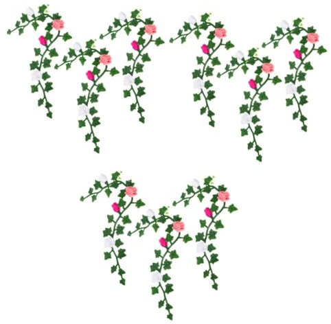 Gogogmee 9stücke Mini Blumenranken Für Puppenhaus Dekorative Kunstblumen Für Mini-Garten Realistische Blumenarrangements Für Kreative -projekte Und Fotorequisiten