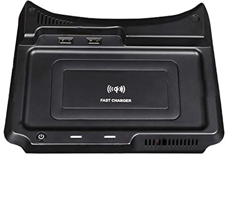 DEMULAX Auto QI Wireless-Ladegerät 10w Schnellladekoffer Telefonladegerät Ladehalter CRV 2017 2018 2019 2020 Auto-Schnellladeplatte