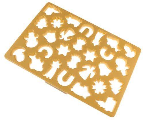 Cortadores de galletas navideñas,Lindos cortadores de galletas | Moldes para galletas navideñas Cortador de galletas con sello de 28 rejillas - Moldes para dulces de chocolate, moldes para fondant de