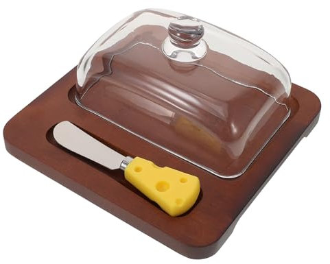 MAGICLULU Butterbehälter Mit Deckel Transparente Butterdose Mit Schneidehilfe Große Käseaufbewahrungsdose Wiederverwendbar Für Kühlschrank