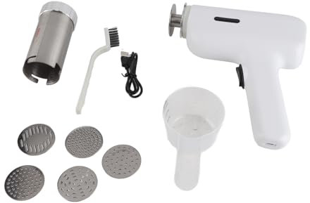 Electric Pasta Maker Automatic Noodle Making Machine, Rechargeable Small Spaghetti Maker Handheld Pasta Roller Homemade Pasta Machine
