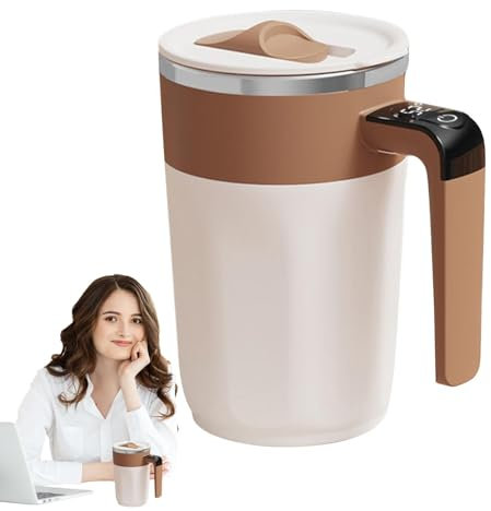 Bottiglia elettrica per sbattitore di proteine | 400 ml tazza elettrica ad alta velocità - tazza da caffè con agitazione automatica, mescolatrice elettrica portatile ad alta velocità