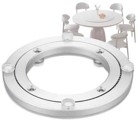 Lazy Susan Drehteller, 360 Grad drehbares rundes Sockellager für schwere Lasten, ideal für Küche und Esstisch