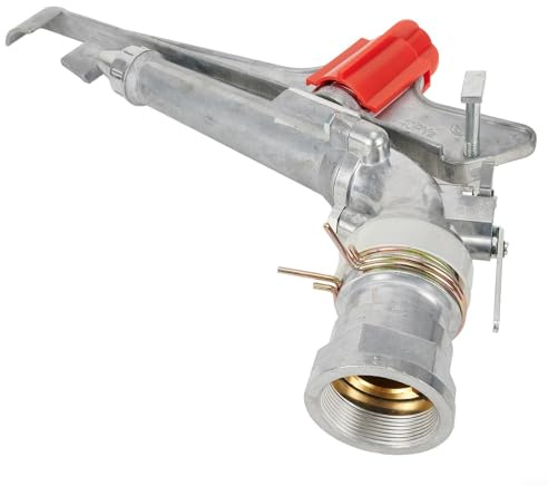 YJDOORPLAY Arroseur de jardin professionnel pour système d'irrigation de pelouse avec rotation à 360 degrés G2 filetage femelle en alliage de zinc pour pulvérisation d'eau agricole couverture de 40 m