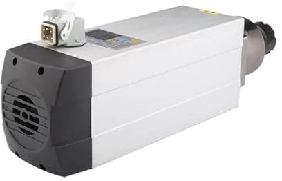 Fraiseuse CNC 9kW ER32, moteur haute vitesse refroidi par air, 4roulements en céramique, gravure et découpe for le travail du bois