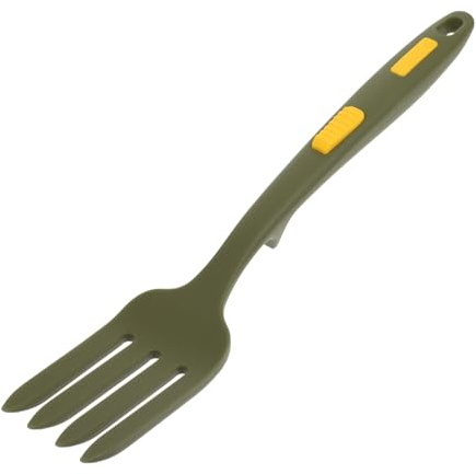 Hemobllo Data [ Forchetta Portatile in Silicone Multifunzione Da Pranzo, Forchetta Da Insalata Per Alimenti Domestici Bordi Lisci Sicura Per Uso Quotidiano in Cucina