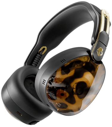 Skullcandy Aviator 900 ANC Wireless Over-Ear Bluetooth Headphones, THX Spatial Audio with Head Tracking, Adaptive Noise Cancelling, Up to 60 Hours Battery, Microphone for iPhone Android - Tortoise | Bluetooth, THX Spatial Audio with Head Tracking, Premium Adaptive Noise Cancellation, 60 Hours Battery, Microphone, Travel
