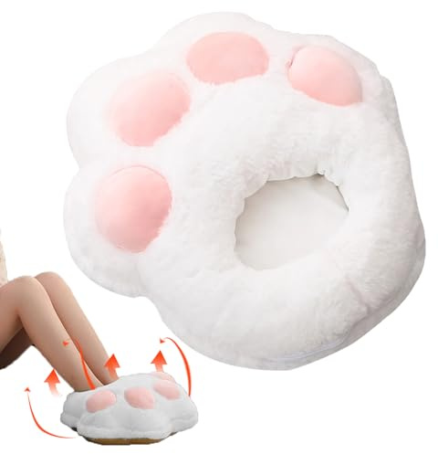 Scaldapiedi elettrico | Scarpe calde riscaldate con riscaldante,Scaldapiedi a di gatto, scarpe calde in peluche a 3 velocità per viaggi, camera da, uffici, casa