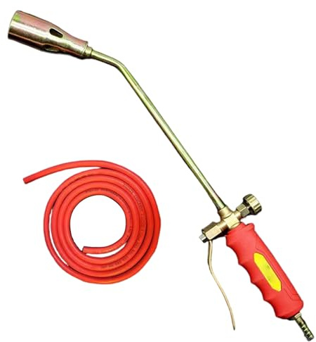 Bruciatore per erbacce, Torcia per erbacce, Bruciatore a doppio interruttore con impugnatura antiscivolo, Torcia per con tubo da 47 pollici per diserbo, scioglimento della neve