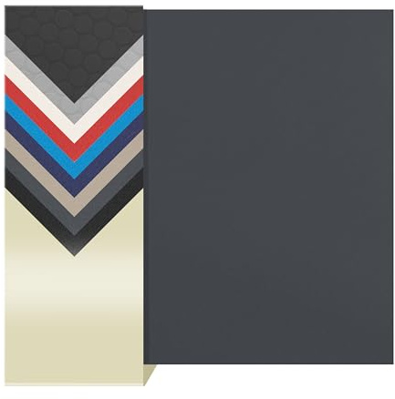 Primaflor PVC Bodenbelag Expotop | 200 x 200 cm | Anthrazit | 2,00 m breit | R10, Bfl-s1 und Nutzungsklasse 22; 2 mm flach, mit Schaumrücken, für Wohnräume, Nassbereiche und Events