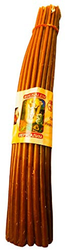 Bluenoemi Church Candles Blessed 33 Jesus Blessed Candles Church Made from Pure Honey