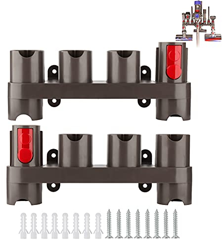 RTop Support d'accessoires pour Accessoires d'aspirateur Dyson Gen5 V15 V12 V7 V8 V10 V11 SV10 SV11, Support Accessoire Dyson (10 Prises de Rangement, Paquet de 2)