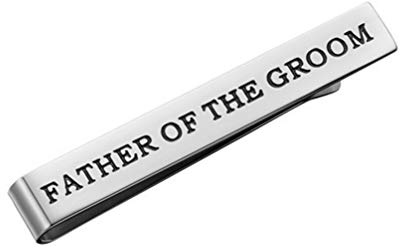 jojofuny 1stück Vater Des Bräutigams Krawattenklammer Aus Titanstahl Personalisierte Hochzeits-krawattennadel Mit Gravur Elegantes Design Für Besondere Anlässe Für Vater