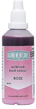 BrandNewCake® Airbrush Lebensmittelfarbe Rosa 60ml - Essbare Farbe für Kuchen und Torten - Perfekt für Tortendekoration und Backen