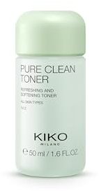 KIKO Milano Pure Clean Toner Mini, Feuchtigkeitsspendendes, Weichpflegendes Gesichtswasser Im Miniformat