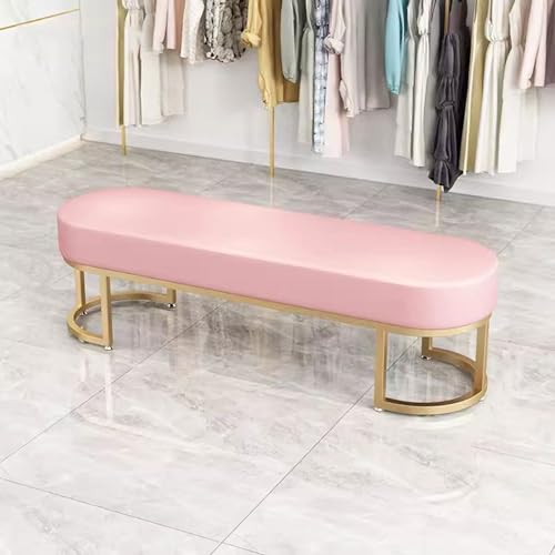 RTYHN Garderobenbank mit Gepolsterter Sitz Umkleidebank bettbank Changing Rooms Schuhbank Flur Bank Sitzbank Esszimmer Metallgestell