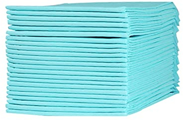 BUGUUYO Welpen Trainingspads Zufällige Farbe für Haustiere 100 Stück Größe S 33x45cm mit Sofortiger Flüssigkeitsaufnahme und PVC Material für Auto und Hundekäfig