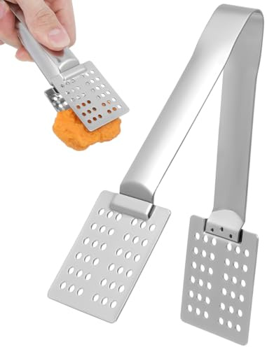 FELTECHELECTR Edelstahl Teebeutelpresse Mit Sieb Filterbare Zange FüR KüChe Kochen Lebensmittel Eiszange Teebeutel-LöFfel Kompakt SpüLmaschinenfest
