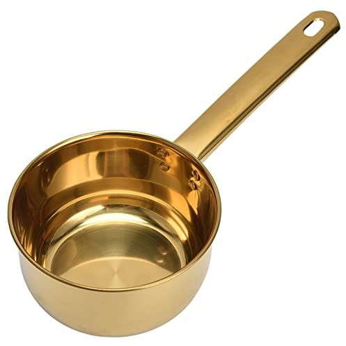 Louche à Soupe en Acier Inoxydable, Louche à Soupe en Acier Inoxydable, Louche à Eau en Acier Inoxydable, Long Manche avec Connexion Solide, Grande Louche pour la Cuisine, Le
