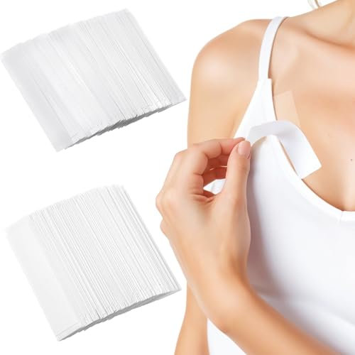 Bremorou Lot de 200 rubans adhésifs double face pour vêtements - Ruban adhésif tendance pour femme - Ruban adhésif double face pour rester en place pour toutes les nuances de peau - Adhésif invisible