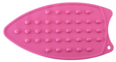 HOLIDYOYO 2 Stück Lebensmittelechtes Silikon Bügeleisenunterlage Hitzebeständige Rutschfeste Bügelablage Matte mit Noppen Wasserfeste Isolationsmatte für Bügelbrett und Tischschutz Kompakt
