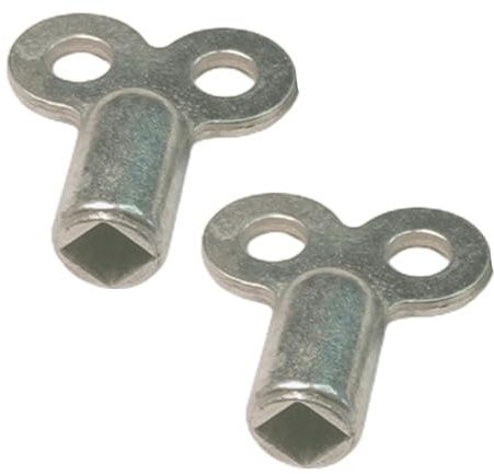 Vibsky Entlüftungsschlüssel für Heizkörper, 5 x 5 mm, Zinklegierung, Entlüftungswerkzeug für die meisten Heizsysteme
