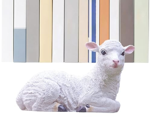 Statua a forma di animale, decorazione per cortile, giardino, casa, soggiorno, patio, parco, vialetto, prato, davanzale, esterno, interno