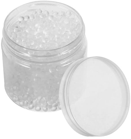 Lurrose Perlas Termoplásticas Moldeables Reutilizables DIY 80 G Transparente para Manualidades, Modelado y Esculturas, Cuentas de Plástico Polimorfas Versátiles para Arte y Bricolaje
