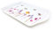 Busy Bees Floral Small Serving Tray by The Jennifer Rose Gallery
