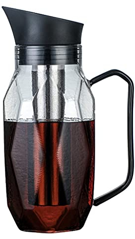 GYQZC Cold Brew Kaffeemaschine 1,5L/50.7oz - Eiskaffeemaschine, Luftdichtes Cold Brew Cold Brew Pitcher & Tee-Ei, Perfekt für Selbstgemacht Cold Brew Und Eiskaffee