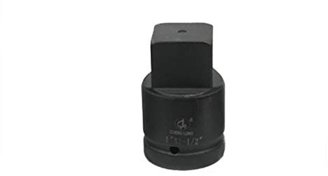 1 Pc Impact Reducer, 1 to 1-1/2 Impact Adapter, Chrome Vanadium Steel Socket Wrench Adapter Converter Reducer