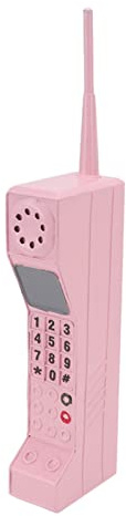 Dpofirs Telefono Cellulare Vintage in Mattoni retrò, Telefono Cellulare Gonfiabile Ornamento per Cellulare in Mattoni retrò Supporto per Cellulare per Decorazione Familiare (Rosa)