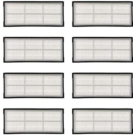 (8 Pieces) HEPA Filter for Roborock S7 S7+ S7 MaxV S7 MaxV Plus S7 MaxV Ultra S8 Pro Ultra S8 S8+, Robot Vacuum Cleaner Filter Accessory Kit, Replacement Parts 8 Filters