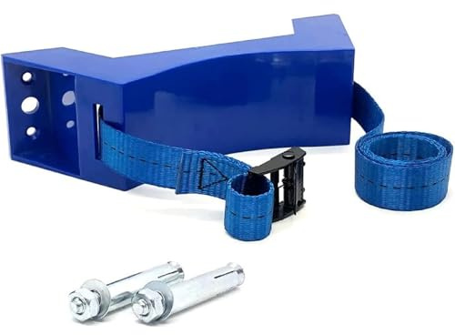 Soporte Para Tanque De Propano Soporte Para Cilindro De Gas Soporte Fijo Para Montaje En Pared Soporte Para Cilindro De Gas Con Tornillo De Expansión Correa De Seguridad(Blue)