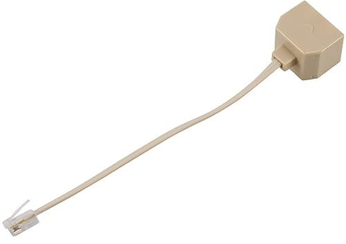 Priyyiu Adattatore da spina RJ11 a doppio telefonico RJ11