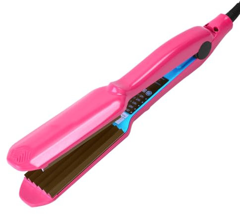 Vmxlso Hair Crimpers for Women, 5 Heat Settings, Rapid Heating Volumizing Hair Iron, UK Plug